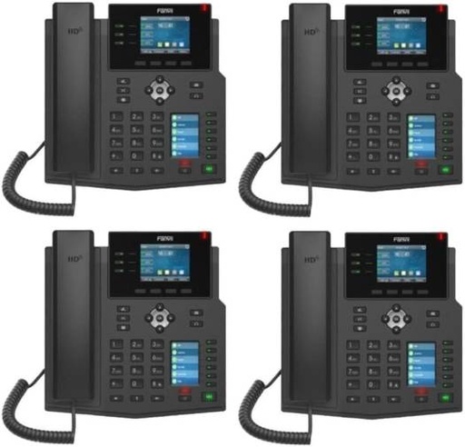 [fanvil-ip-phone-x4u-gigabit-sip-enterprise-desktop-phone-with-dual-color-lcd-display-4-pack] Fanvil IP Phone X4U Gigabit SIP Enterprise Desktop Phone with Dual-Color LCD Display (4-Pack)