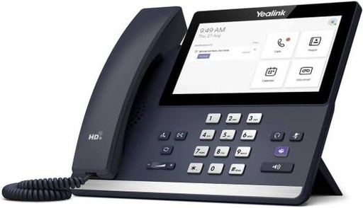 [MP56] Yealink-MP56-Teams Android 9.0, VoIP Desk Phone, Microsoft Teams Certified Business Phone, Touchscreen Office Phone, HD Audio, Bluetooth Enabled, WiFi Connectivity, | MP56