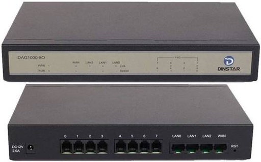 [dinstar-dag1000-8o-fxo-analog-voip-gateway-simple-operation] Dinstar DAG1000-8O FXO Analog VoIP Gateway Simple Operation