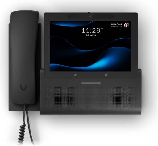 [UTP-G3-Touch-Wall] Ubiquiti UniFi UTP G3 Touch Wall Phone, UniFi Talk Wall Mounted VoIP Touch Screen Phone, 7" Display, Integrated Camera, Bluetooth, NFC, PoE Powered, Black | UTP-G3-Touch-Wall
