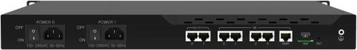 [SBC1000-050] Dinstar SBC1000-050 Session Border Controller, VoIP Security Gateway, 50 SIP Sessions, 50 Transcoding Sessions, TLS SRTP Encryption, VoIP Firewall Protection, Dual Power Supply | SBC1000-050