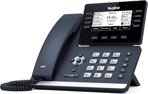 [yealink-t53-ip-phone-12-voip-accounts-37-inch-graphical-display-usb-20-dual-port-gigabit-ethernet-8023af-poe-power-adapter-not-included-sip-t53] Yealink T53 IP Phone, 12 VoIP Accounts. 3.7-Inch Graphical Display. USB 2.0, Dual-Port Gigabit Ethernet, 802.3af PoE, Power Adapter Not Included (SIP-T53)