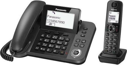 [KX-TGF310] Panasonic Digital Corded And Cordless Phone With 1 Corded Handset And 1 Cordless Handset | KX-TGF310