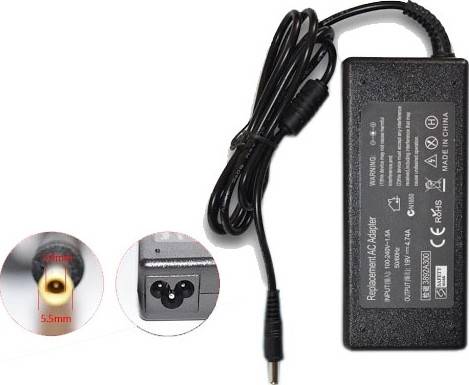 [3892A300] Replacement N1650 - 19V Output 4.74A AC Adapter Charger, Input Voltage 100-240V - 1.5A 50-60Hz, Samsung Laptop Adapter Charger | 3892A300