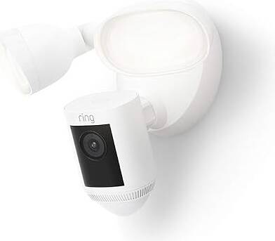 [ring-floodlight-cam-wired-pro-white-1080p-hdr-video-3d-motion-detection-and-birds-eye-view-hardwired-installation] Ring Floodlight Cam Wired Pro, White - 1080p HDR video, 3D motion detection and bird's eye view, hardwired installation
