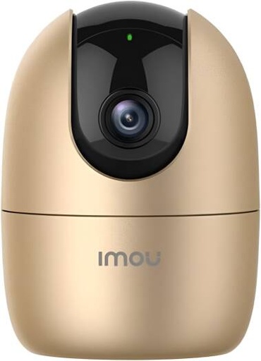 [IPC-A22EN-H-GOLD] Imou Ranger 2 Security Camera, 1080P H.265 Wi-Fi Pan & Tilt Camera, 2MP, 3.6mm, Human Detection, Smart Tracking, Night Vision, Privacy Mode, Two-way Audio, Gold | IPC-A22EN-H-GOLD