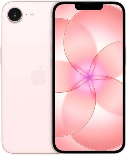 [17e] Apple iPhone 17e Smartphone, 6.1" Super Retina XDR Display, A19 Chip, 6 Core CPU, 4 Core GPU, 16 Core Neural Engine, 256GB Storage, 1x Physical Sim & 1x e-Sim, 4005mAh Battery, Soft Pink | 17e
