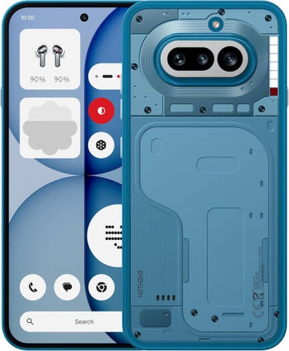 [P(4a)] Nothing Phone (4a) 5G Mobile Phone, 6.78" 120Hz Flexible AMOLED Display, Snapdragon 7s Gen 4 Chipset, 12GB RAM, 256GB ROM, Adreno 810 GPU, Nothing OS 4.1, 5080mAh Battery, Blue | P(4a)