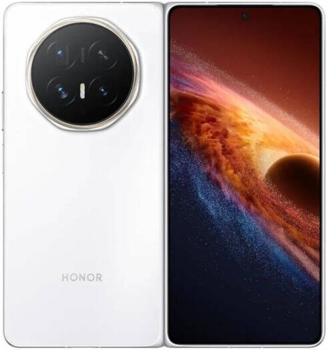 [Magic-V6-WHT] HONOR Magic V6 5G Dual Sim Mobile Phone, 7.95" FHD+ AMOLED Display, 120Hz Refresh Rate, Qualcomm Snapdragon, 16GB RAM, 512GB ROM, Magic OS 10, 6660 mAh Battery, White | Magic-V6-WHT