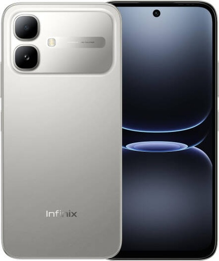 [Smart20] Infinix Smart 20 Mobile Phone, 6.78" HD+ IPS 120Hz Display, MediaTek Helio G81 Ultimate, 4GB RAM, 128GB ROM, 5200mAh Battery, 4G Technology, 8MP Camera, Polaris Titanium | Smart20