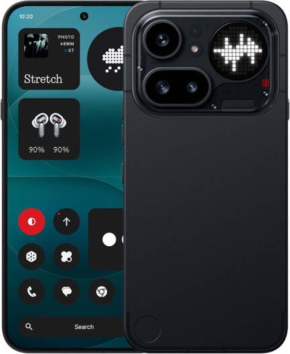 [(4a) Pro] Nothing Phone (4a) Pro Mobile Phone, 6.83" Flexible AMOLED 144Hz Display, Snapdragon 7 Gen 4 (4 nm), 12GB RAM, 256GB ROM, Adreno 722 GPU, Middle East Version, 5080mAh Battery, Black | (4a) Pro
