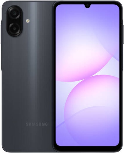 [SM-A075FZKJMEA] Samsung Galaxy A07 4G Mobile Phone, 6.7" HD+ PLS LCD 90Hz Display, Mediatek Helio G99 (6 nm), 4GB RAM, 64GB ROM, Mali-G57 MC2, Dual Sim, Middle East Version, Adapter, Black | SM-A075FZKJMEA