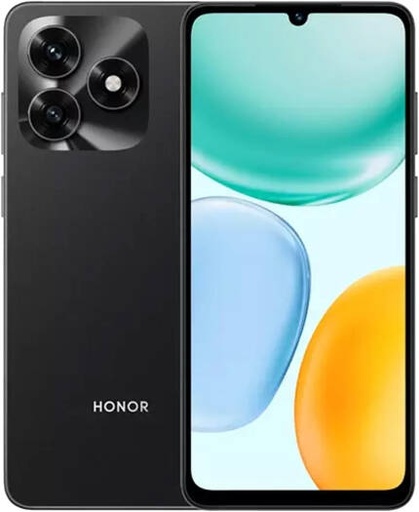 [X5C] Honor X5c Mobile Phone, 6.74" 90Hz TFT LCD Display, Mediatek Helio G81 12nm Chipset, 4GB RAM, 64GB ROM, Mali-G52 MC2 GPU, MagicOS 9.0, 5260mAh Battery, Midnight Black | X5C
