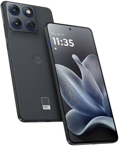 [EDGE-70] Motorola Edge 70 5G Smartphone, 6.67" P-OLED 120Hz Display, Snapdragon 7 Gen 4 4nm Chipset, 12GB RAM, 512GB ROM, Adreno 722 GPU, Android 16, 4800mAh Battery, Gadget Grey | EDGE-70