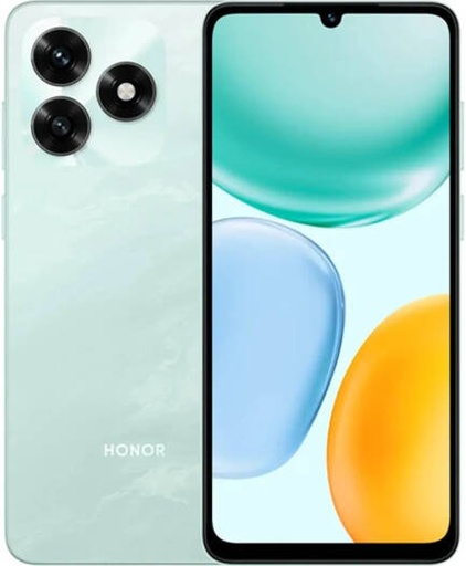 [X5C-PLUS] Honor X5c Plus Mobile Phone, 6.74" 90Hz TFT LCD Display, Mediatek Helio G81 12nm Chipset, 4GB RAM, 128GB ROM, Mali-G52 MC2 GPU, 5260mAh Battery, Ocean Cyan | X5C-PLUS