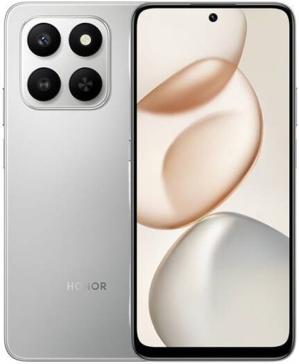 [X7D-5G] Honor X7d 5G Smartphone, 6.77" TFT LCD 120Hz Display, Snapdragon 6s Gen 3 6nm Chipset, 8GB RAM, 256GB ROM, Adreno 619 GPU, Magic OS 9.0, 6500mAh Battery, Meteor Silver | X7D-5G