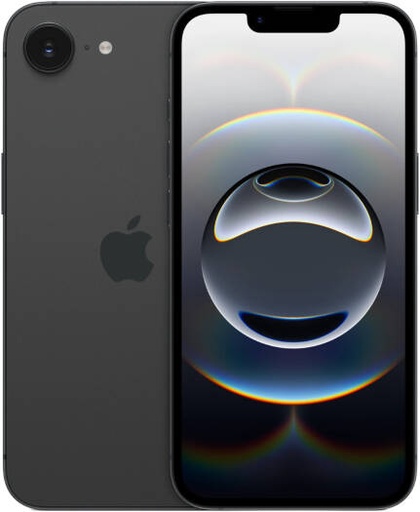 [iPhone-16e-512blkmea] Apple iPhone 16e Mobile Phone, 6.1" Super Retina XDR OLED Display, A18 6-Core CPU, 4-Core GPU, 16-Core Neural Engine, 8GB RAM + 512GB Storage, 4005mAh Battery, MEA, Black | iPhone-16e-512blkmea