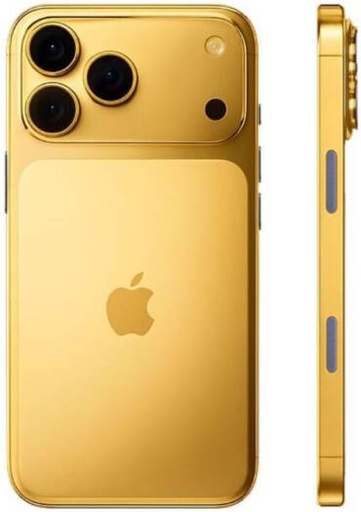 [17Pro-256GBGold] Caviar Luxury 24k Gold Plated Customized for iPhone 17 Pro, 256GB Storage, Gold | 17Pro-256GBGold