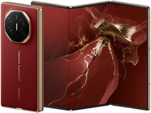 [GRL-LX9] HUAWEI Mate XT Ultimate Mobile Phone, Up to 10.2" Triple Display, OLED LTPO 240Hz Touch Sampling Type, 16GB RAM + 512B ROM, 5600mAh Batter Capacity, Red | GRL-LX9