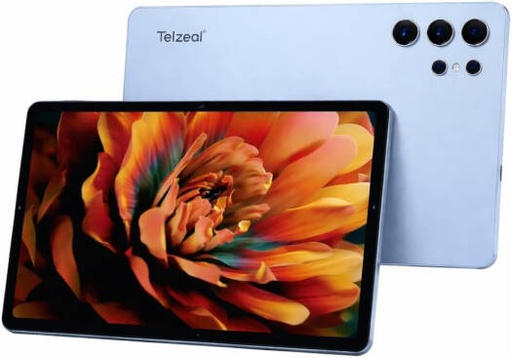 [P202] Telzeal P202 Tablet, 12GB RAM, 512GB ROM, 11" HD Display, 10000mAh Battery, 20MP Rear Camera, Dual SIM, Android 15, Keyboard & Mouse Included, Blue | P202