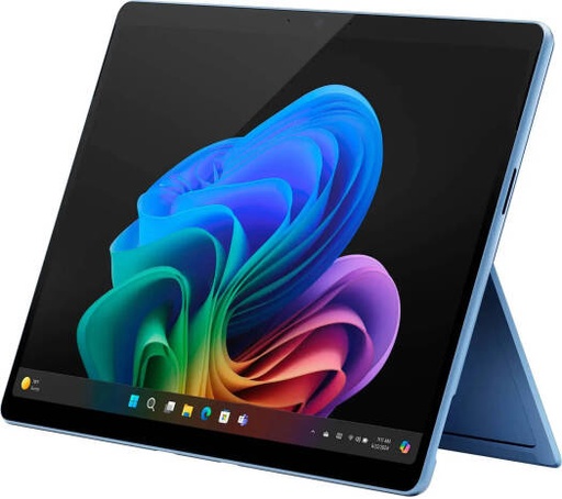 [ZIA-00040] Microsoft 11th Edition Copilot+ PC Surface Pro Tablet, 13" PixelSense Flow Display OLED Touch Display, Qualcomm Snapdragon X Elite, 16GB RAM, 512GB SSD, Qualcomm Adreno, Win 11, Sapphire | ZIA-00040