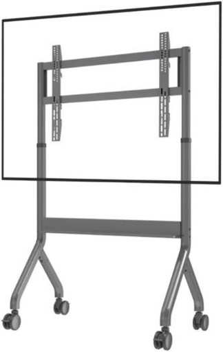 [EQ-TEX-75-90] Enhancing Quality TEX Motorized Floor Stand, 75"-90" Support, Up to 250mm Height Adjustment, Up to 68.2kg Max Load Capacity, 200 x 200mm to 900 x 600mm VESA Compatible | EQ-TEX-75-90