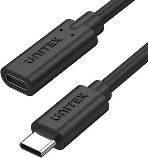[unitek-15m-full-featured-usb-c-male-to-female-extension-cable-with-data-10gbpsdisplay-4kpd-100w] Unitek 1.5M, Full Featured USB-C Male to Female Extension Cable with DATA 10Gbps/Display 4K/PD 100W
