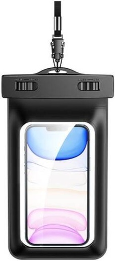 [WB10] Yesido WB10 Waterproof Mobile Phone Pouch, IPX8 Waterproof, Up to 30 Meters Depth, Sensitive Touch, Anti-Break & Anti-Lose, Anti-Fog HD, Non Yellowing, Fingerprint Proof, Black | WB10