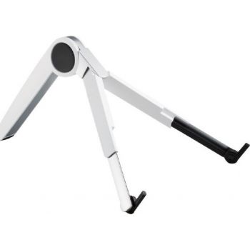 [778861] Upergo UP-1 Tablet Foldable Stand, Aluminum Alloy, Height Adjustable Laptop, For Up To 15.6" Laptop, White | 778861