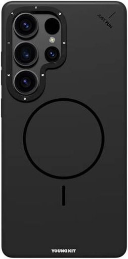 [Dynamag] YOUNGKIT Dynamag Series Case for Samsung Galaxy S25 Ultra, Magsafe Compatible, Military-Grade Protection, Air Cushion Corners, Raised Camera Bezel, TPU Protective Case, Black | Dynamag