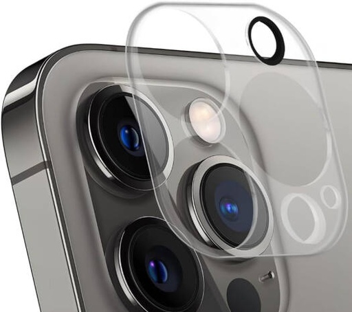 [IP16P16PM-2D-CLR-CLP] CROWNYX Camera Lens Protector for iPhone 16 Pro or 16 Pro Max, 9H Tempered Glass, Anti-Scratch, Anti-Oil, Anti-Shock, Dirt Resistant, Night Shot Friendly, HD Clear, Pack Of 1 | IP16P16PM-2D-CLR-CLP