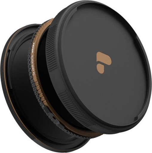 [82-PL-MST-6/9] PolarPro Chroma VND & PL McKinnon Series 82mm Filter, Variable ND 6-9 Stop with Polarizer & Black Mist Effect, Black Mist | 82-PL-MST-6/9