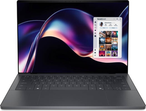 [XPS-14-DA14260] Dell XPS 14 DA14260 Laptop, 14" 2.8K OLED 120Hz Touch Display, Intel Core Ultra X7 358H, 32GB RAM, 1TB SSD, Intel ARC Graphics, English Keyboard, Windows 11 Pro, Graphite | XPS-14-DA14260