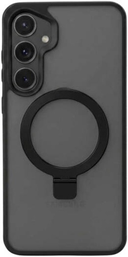 [SAMS26PL-MGSF-AGSP-BLK] CROWNYX Aegis GripStand Pro Case for Samsung Galaxy S26 Plus, MagSafe Compatible, Shockproof, Slim Hybrid TPU Cover, Kickstand & Grip Ring, Black | SAMS26PL-MGSF-AGSP-BLK