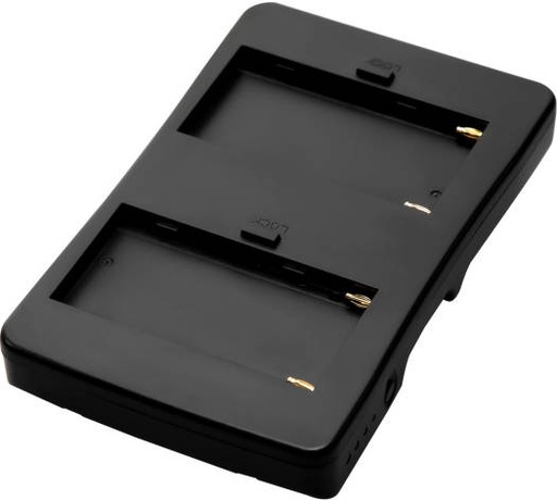 [VAP1] COLBOR NP-F to V-Mount Battery Adapter Plate, Use with V-Mount Plate and Cable, For CL60 / CL60M / CL60R / CL100X / CL100XM, Black | VAP1