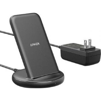 [AN.B2529KF1.BK] Anker Wireless Charger PowerWave II Sense Stand, Qi-Certified 15W Max, Fast Wireless Charging Stand - Black | AN.B2529KF1.BK