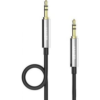 [AN.A7123H12.BK] Anker 3.5 mm Male To Male Audio Cable - Black | AN.A7123H12.BK