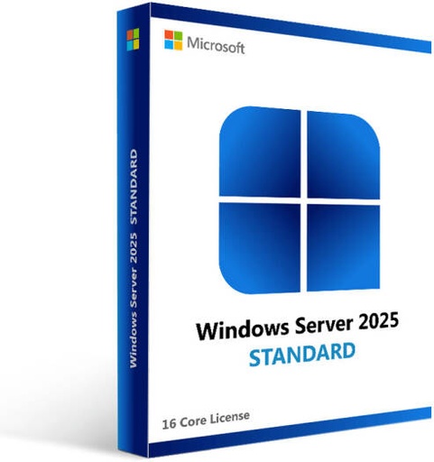 [EP2-25187] Microsoft Windows Server 2025 Standard - 16 Core License | EP2-25187