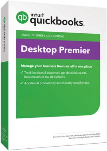 [QBPRE2024CA3U] Intuit Quickbooks Premier CA Edition 2024, 3 Users (VAT Compliant), Activation Key / Digital Download | QBPRE2024CA3U