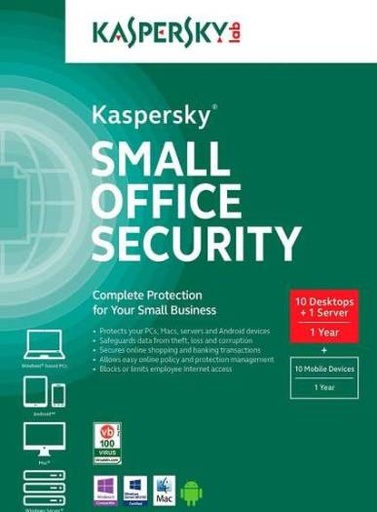 [kaspersky-small-office-security-10-desktop---1-server---10-mobile-devices] Kaspersky Small Office Security 10 Desktop + 1 Server, Digital Download