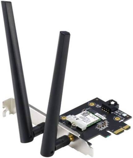[90IG07A0-MO0B00] ASUS PCE-AX1800 WiFi 6 Adapter, Bluetooth 5.2, WPA3 Security, 1800Mbps Speed, 2.4GHz/5GHz RATE, OFDMA, MU-MIMO | 90IG07A0-MO0B00