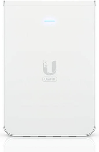 [U6-IW] Ubiquiti Networks UniFi U6 In-Wall Access Point & 4-Port PoE Gigabit Switch 5.3 Gb/s Throughput, 1 x Gigabit PoE Uplink, In-Wall Mount, White | U6-IW