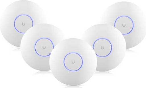 [U7-PRO-MAX-5] Ubiquiti U7 Pro Max Ceiling-mounted WiFi 7 Access Point, WiFi 7 with 6 GHz Support, 8 Spatial Streams, 500+ Connected Devices, 2.5 GbE Uplink, 5 Pack, White | U7-PRO-MAX-5