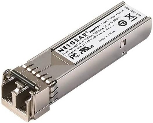 [AXM761-10000S] NETGEAR SFP+ Transceiver, 10GBase-SR For Multimode 50/125 Micrometre, OM3 / OM4 Fiber, LC Duplex Connector | AXM761-10000S