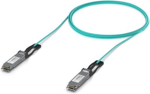 [UACC-AOC-QSFP28-5M] Ubiquiti UACC AOC QSFP28 5m Active Optical Cable, 100G QSFP28 to QSFP28 Cable, 40G 100G Fiber Cable | UACC-AOC-QSFP28-5M