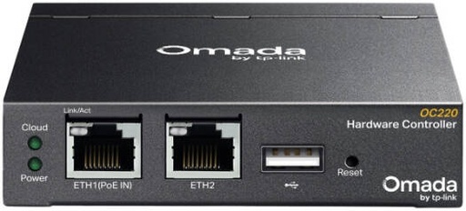 [OC220] Tp-Link OC220 Omada Hardware Controller, Up to 100 Omada Access Points, Manage up to 130 Devices, Flexible 802.3af PoE, 10 Omada gateways, 2 DeltaStream GPON OLTs, Black | OC220