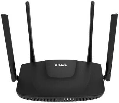 [DIR-825M] D-Link AC1200 Gigabit Router, 4x 10/100/1000 LAN Ports, 2x 2.4GHz & 2x 5GHz Antennas, Up to 1200 Mbps, Black | DIR-825M