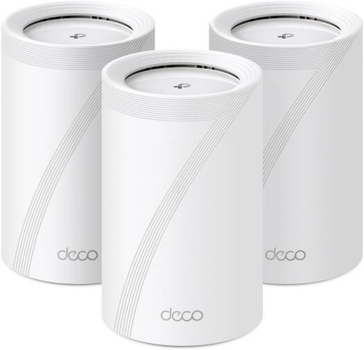 [Deco BE65 V1] TP-Link Deco BE65, (3-Pack), BE9300 Whole Home Mesh WIFI 7 System, 9214 Mbps Wireless Tri-Band WiFi, 2.5 Gbps Wired, MLO, HomeShield, Combined Backhaul, White | Deco BE65 V1