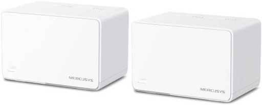 [H80X V1] Mercusys Halo H80X V1 AX3000 Whole Home Mesh WiFi System, 2 Pack, Dual Band WiFi 6 ,Speeds up to 3000 Mbps, Connect Over 150 Devices, Whole Home Coverage, White | H80X V1