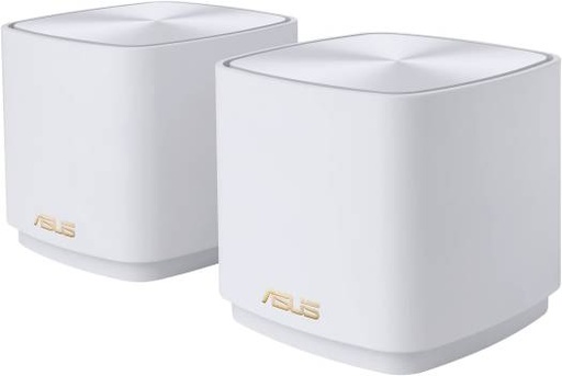 [90IG07M0-MO3C20] ASUS ZenWiFi XD4 Plus AX1800 Dual Band / Mesh WiFi 6 System, Up to 1800Mbps Speed, 2 ETH LAN Ports, Up to 800 sq.ft Coverage, AiMesh Supported, Parental Controls, 2 Pack, White | 90IG07M0-MO3C20